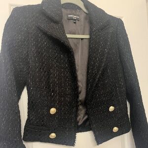 Generation Love Black Tweed Blazer
